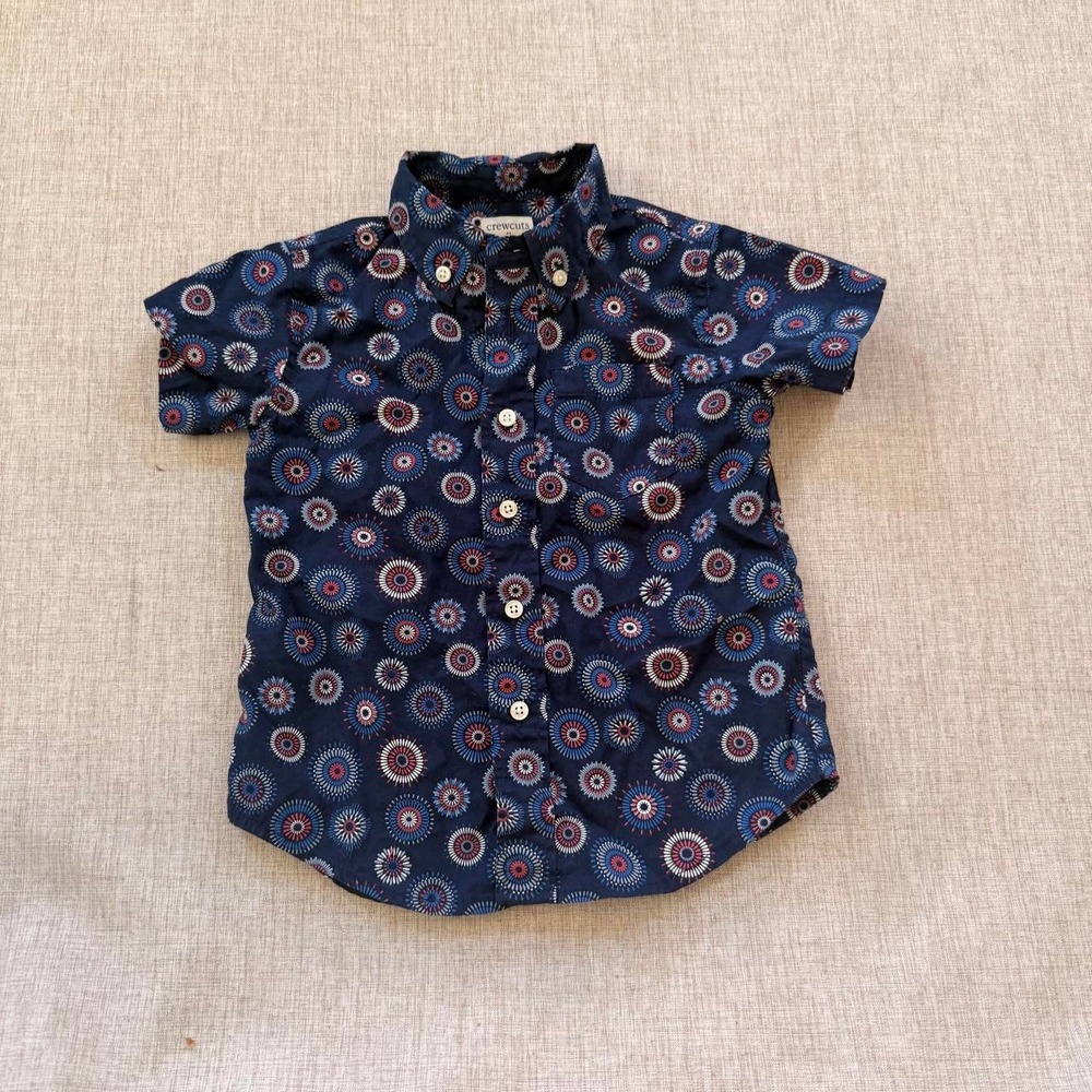 Crewcuts Toddler Kids Button Down Shirt 
Boys size 2 Casual USA school